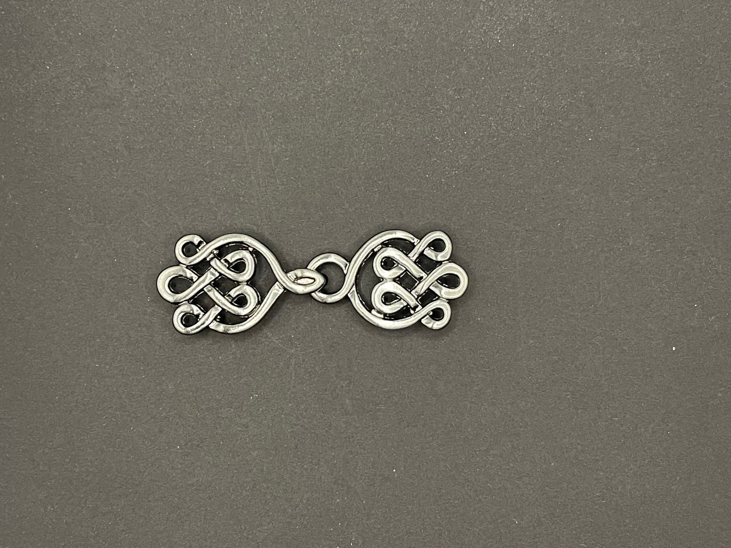 Cloak Clasp - Celtic Swirl Cloak Clasp available in silver or gold.