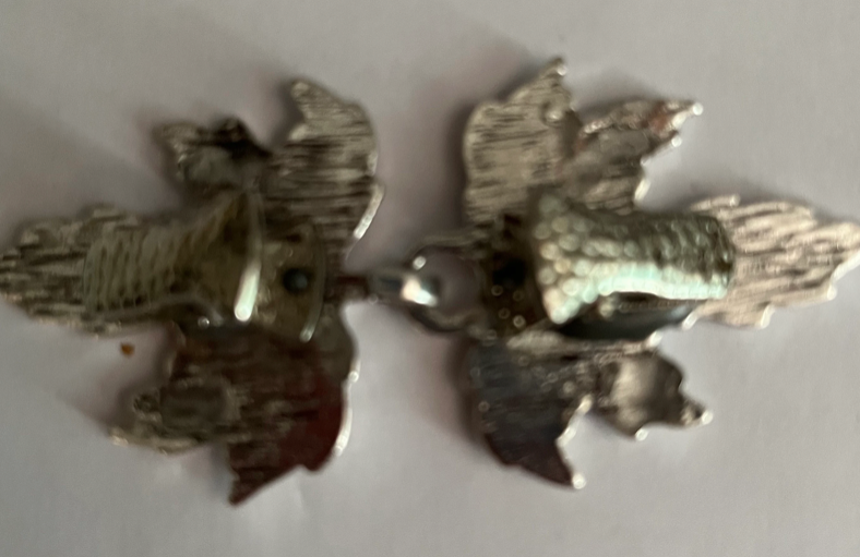 Cloak Clasp - Leaf Cloak Clasp Silver or Gold