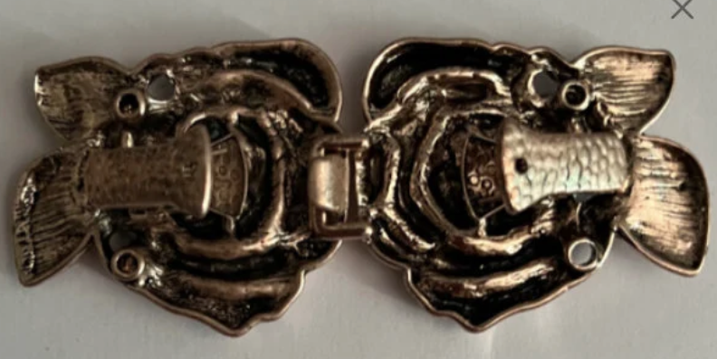 Cloak Clasp - Rose Cloak Clasp Gold or Silver