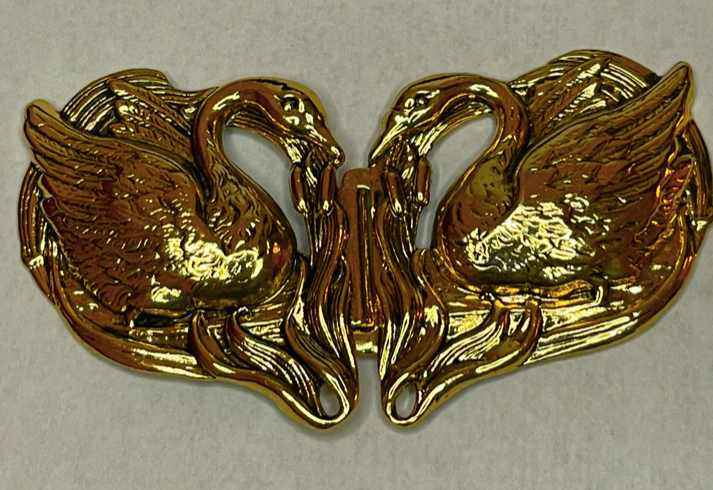 Cloak Clasp - Swan Cloak Clasp Silver or Gold