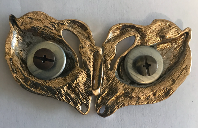 Cloak Clasp - Swan Cloak Clasp Silver or Gold