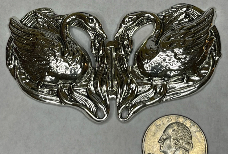 Cloak Clasp - Swan Cloak Clasp Silver or Gold
