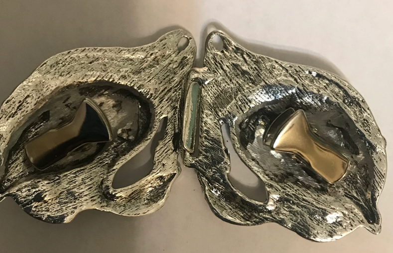Cloak Clasp - Swan Cloak Clasp Silver or Gold