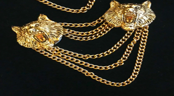 Cloak Clasp - Ferocious Wolf Cloak Clasp Silver or Gold