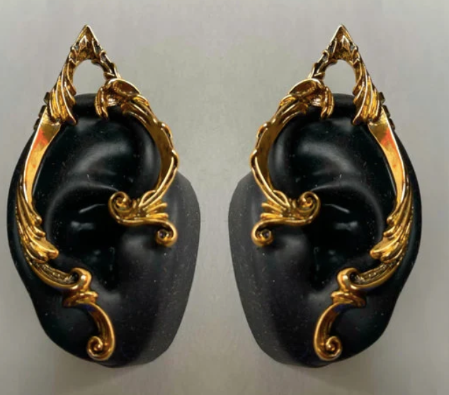 Elf Ear - Cast Elf Ear Pair in Silver or Gold