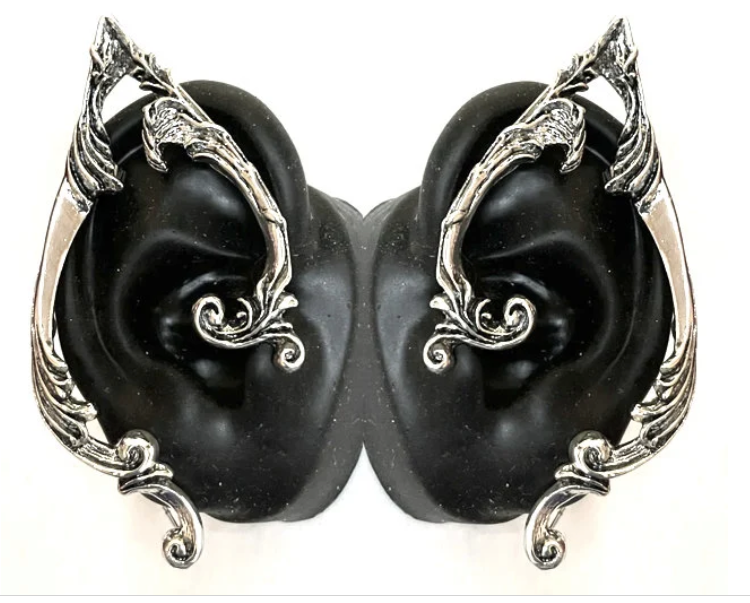 Elf Ear - Cast Elf Ear Pair in Silver or Gold
