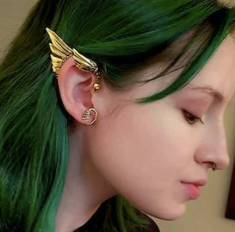Elf Ear - Wing Elf Ear pair - Silver or Gold