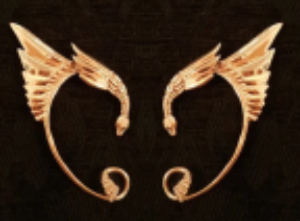 Elf Ear - Wing Elf Ear pair - Silver or Gold
