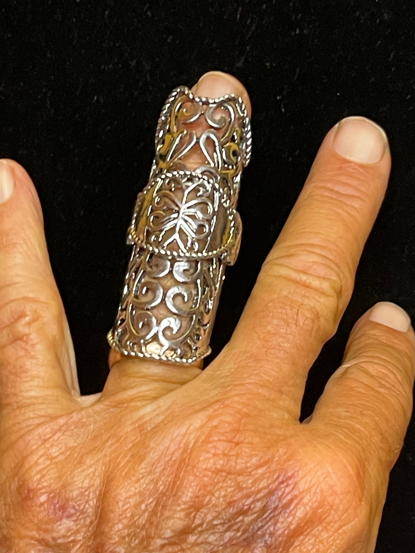 Medieval Ring - Small Knuckle Armor ring