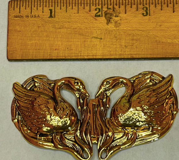 Cloak Clasp - Swan Cloak Clasp Silver or Gold