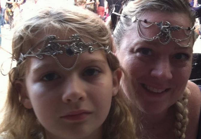 Tiara - Dragon Tiara in Silver or Gold