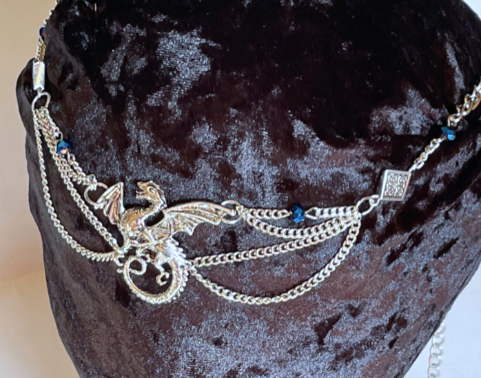 Tiara - Dragon Tiara in Silver or Gold