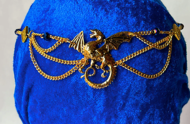Tiara - Dragon Tiara in Silver or Gold
