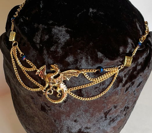 Tiara - Dragon Tiara in Silver or Gold