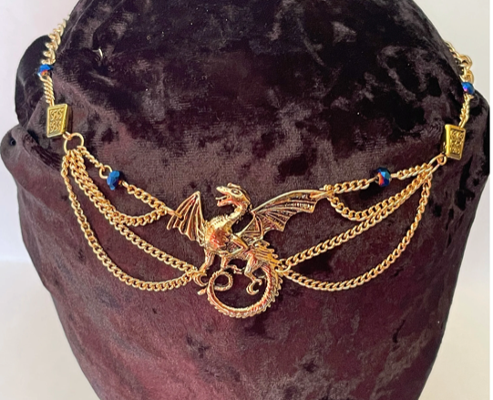Tiara - Dragon Tiara in Silver or Gold