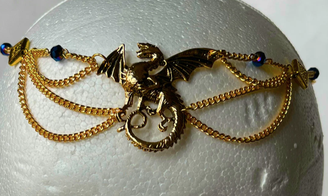 Tiara - Dragon Tiara in Silver or Gold