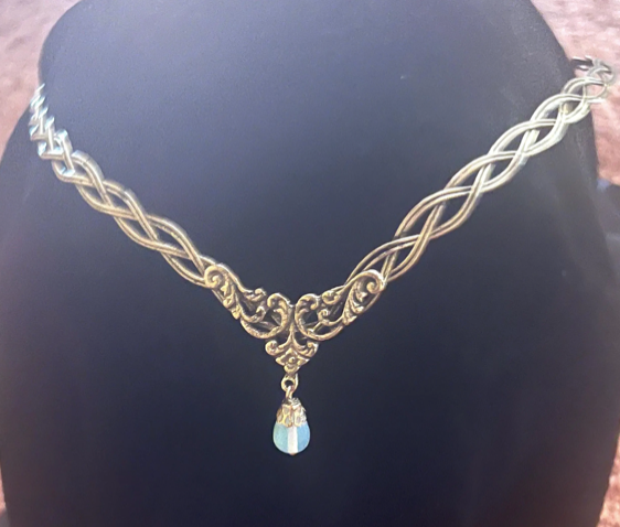 Tiara - Chevron Braided Tiara inGold or Silver