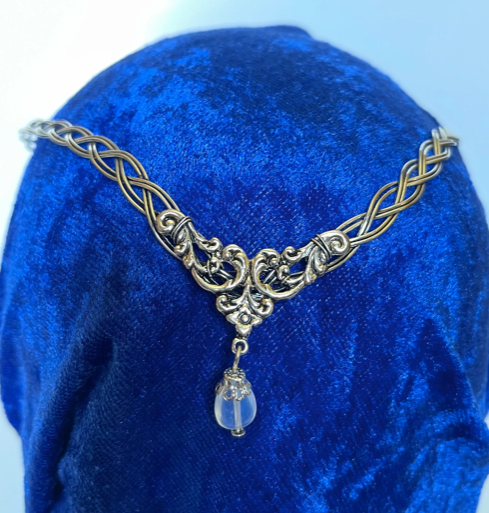Tiara - Chevron Braided Tiara inGold or Silver