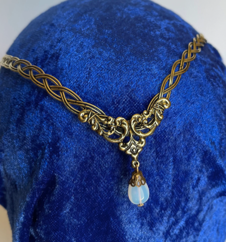 Tiara - Chevron Braided Tiara inGold or Silver