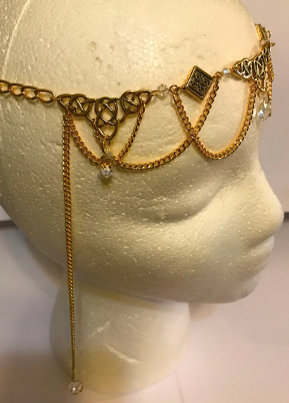 Tiara - Triple Celtic Tiara Circlet - Silver or Gold