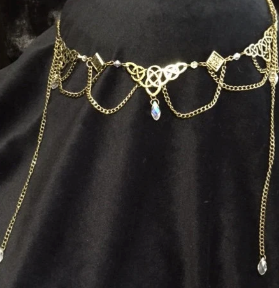 Tiara - Triple Celtic Tiara Circlet - Silver or Gold