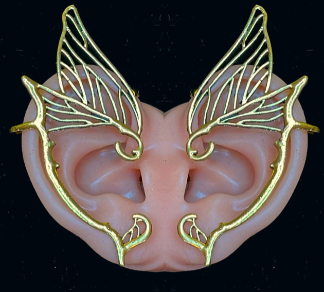 Elf Ear - Butterfly Elf Ear cuff Silver or Gold