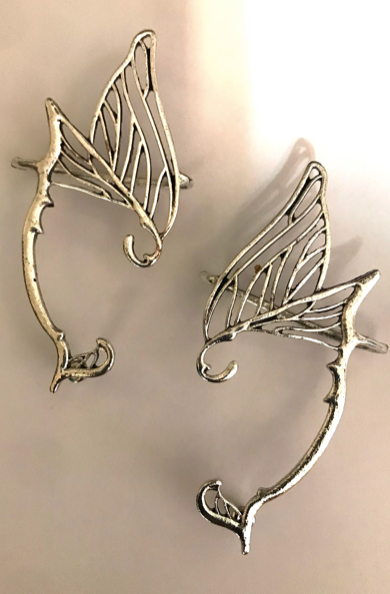 Elf Ear - Butterfly Elf Ear cuff Silver or Gold