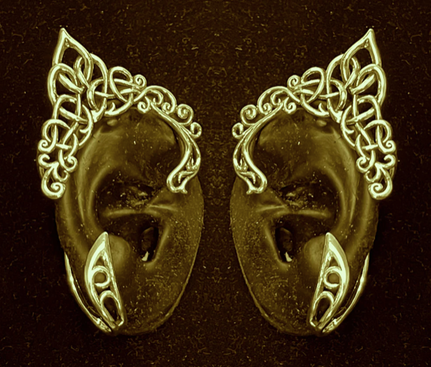 Elf Ear - Celtic Elf Ears pair in Silver or Gold