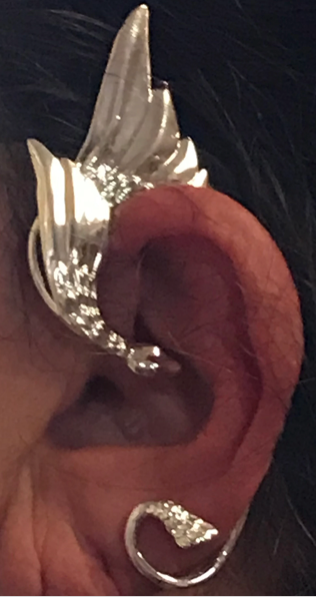 Elf Ear - Wing Elf Ear pair - Silver or Gold