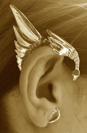 Elf Ear - Wing Elf Ear pair - Silver or Gold