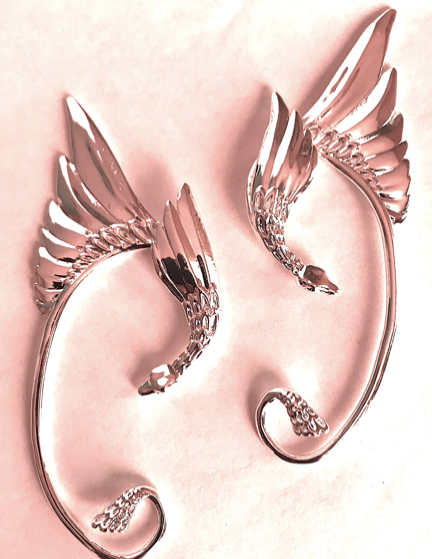 Elf Ear - Wing Elf Ear pair - Silver or Gold