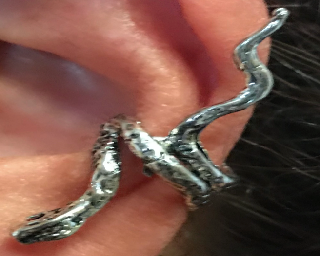 Ear Cuff - Snake Ear Cuff Silver