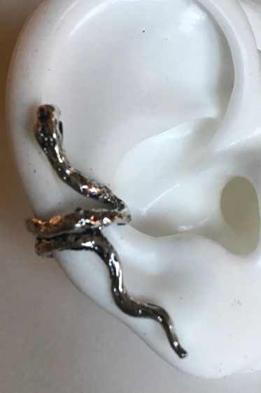 Ear Cuff - Snake Ear Cuff Silver