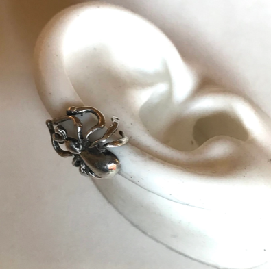 Ear Cuff - Spider Cuff in Silver